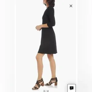 Karen Kane | Dresses | Nwt Karen Kane Petites Aline Scoop Neck Jersey Dress  Black Mp | Poshmark